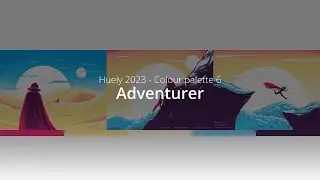 Huely 2023 - colour palette 6 - Adventurer