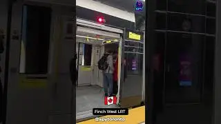 Finch West LRT Transit Walk #shorts #toronto #lrt #finchwest #finchwestlrt #ttc #torontotransit