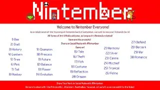 Nintember 2023 Announcement!