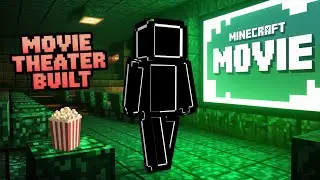 I made a working Minecraft movie theater so YOU don't have to!