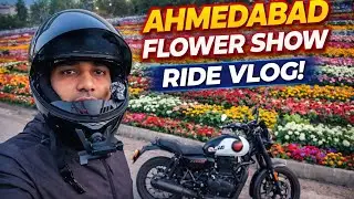 Ahmedabad Flower Show 2026 🌼 | Night Ride & Bike Vlog #AhmedabadFlowerShow#ahmedabadkitefestival