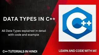Data Types in C++ | C++ course from Basic to advance | C++ full course #coding #tutorial