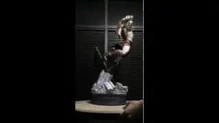Ghost of Sparta custom statue by Aar&oacute;n Rey