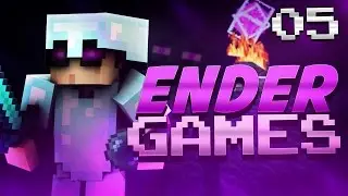 Minecraft Ender Games #5: BOW DEFENSE INTO RAVINE!