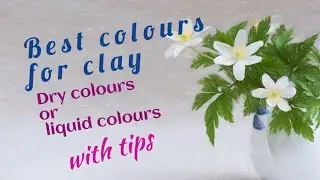 Best colors used in air dry clay||which colors I used in air dry clay for beginners