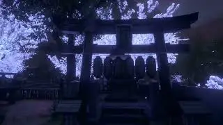 [VRChat] Japan Shrine [spring] - kakuriyo walkthrough