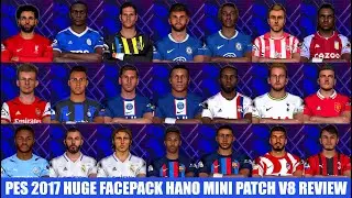 PES 2017 HUGE FACEPACK MINI PATCH V8 REVIEW
