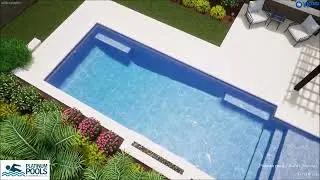 Platinum Pools - Terri's Backyard Oasis V2 Pool Design by Buddy Harrott