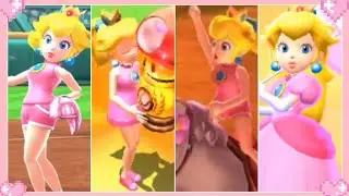 💗 Mario Sports Superstars All Peach Animations 💗