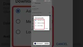 YouTube video download quality setting #shorts