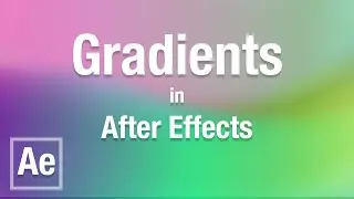 Creating a GRADIENT effects in After effects - Day 6
