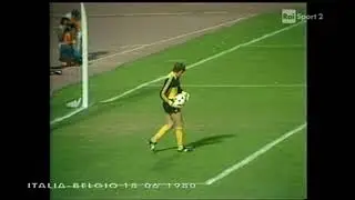 Italia-Belgio Europei 1980 II Tempo