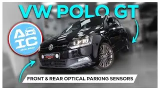 Оригинальные передние и задние датчики парковки для VW Polo (6C) (установка оптических датчиков п...