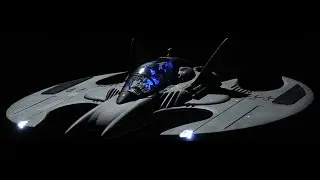 The Batwing from the 1989 Batman Movie