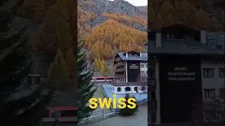 swiss train matterhorn gotthard bahn to ZERMATT, car parking in Tasch