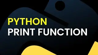 The Print Function: Python Tutorial