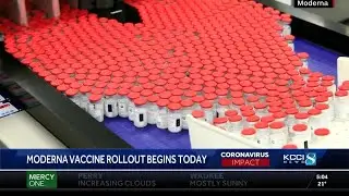 Moderna vaccine rollout begins Sunday