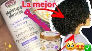 Definiendo mis rizos con los productos de AFRICAN PRIDE- Coquetas & rizadas-✌😨🥥