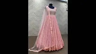 Cute Georgette Dress Designs #lookbook #georgette #long gown #dress #frock #chiffon #maxi