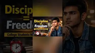 &ldquo;Disciplinisc not pressure, it&rsquo;s preparation.&rdquo;#CollegeLife #StudentDiscipline #FutureMindset