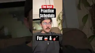The ultimate Practice Schedule for Drums & Guitar