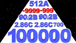 Number Merge Run Vs Bullet Stack - All levels ( Max levels ) Match games, Gameplay walkthrough ios