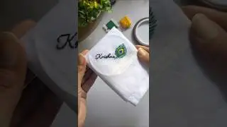 Mor Pankh Embroidery Design | Detailed Hand Embroidery Work 🧵✨ #handbroidery #embroidery #diy