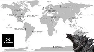 Godzilla King of The Monsters: All Titan Locations