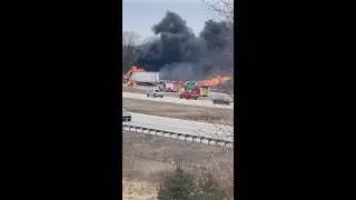 I-43 Semi Fire