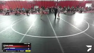 132 Lbs Cons. Semi - Ethan Immel, WI Vs Carson Weber, IL 5c27