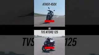 Ather 450X v TVS NTorq 125! Who wins in a Drag Race? Find out now! #Signal2Signal #Shorts