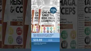 Clean Nutraceuticals Lions Mane 20in1 Mushroom Supplement