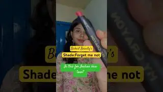 Baked Beauty Crayon Lipstick Review | Forget Me Not 03 Swatches & Wear Test! #lipstickreview