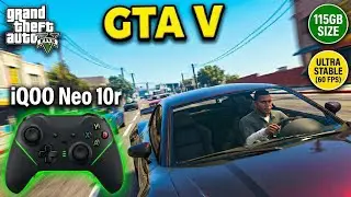 ​MOBILE par GTA 5 ka ASLI MAZA! 😱 Menyoo Mods + Controller (Gamehub OP)​#IQOO NEO 10R#mobilegaming 