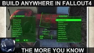 How to build anywhere in Fallout 4
