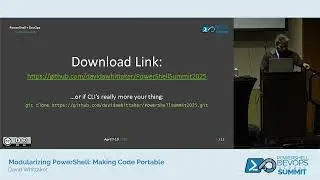 PowerShell Summit 2025 - Modularizing PowerShell: Making Code Portable by David Whittaker