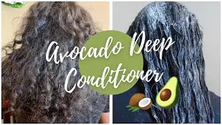 DIY EMULSIFIED FRESH AVOCADO 🥑 DEEP CONDITIONER | Instant Repair for Dull, Damaged, & Dry Hair!