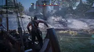 Assassin's Creed Valhalla - River Raids Gameplay - Cliffside Monastery (River Dee) [NO COMMENTARY]