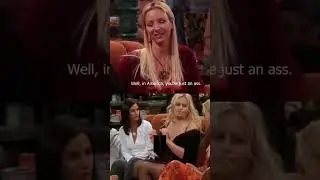Friends - Amanda's fake British accent Bloopers vs actual scene