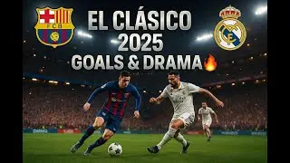 FC Barcelona vs Real Madrid 2025 – Full Match Highlights | All Goals & Best Moments 🔥