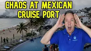 TOTAL CHAOS AS VIOLENCE ERUPTS AT MEXICAN CRUISE PORT