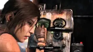 Tomb Raider (Japanese Voice, English Subtitle) - Radio Tower and Plane Crash