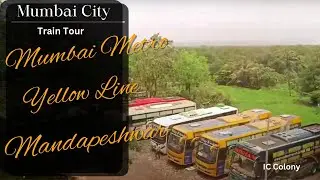 Mandapeshwar IC Colony Metro Station | Tour Mumbai | Mumbai Metro Yellow Line Journey via IC Colony