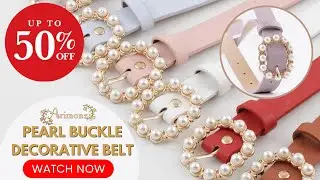 Grab This Fashion Pearl Decorative Belt