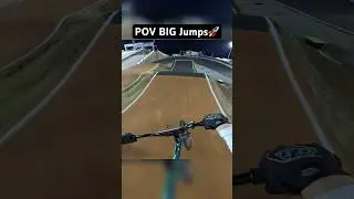 POV thru BIG Jumps on BMX🚀 #bmx #sendit #gopro #bike #viral