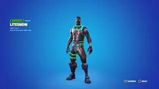 Fortnite Liteshow Skin Preview !!! 😱