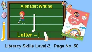 Small Letter Writing | Small letter-j | Writing small letter j | Learning Booster