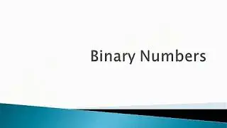 01 Binary Numbers