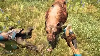 Farcry Primal - Sabertooth Tiger Taming & Hunting Action!