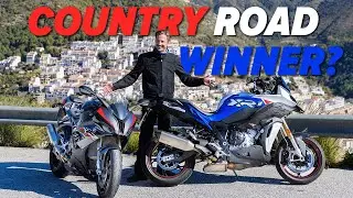 BMW S 1000 RR better than BMW S 1000 XR? Test on the country road!